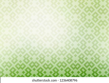 Light Green vector cover in polygonal style. Modern abstract illustration with colorful rectangles. Pattern for commercials.