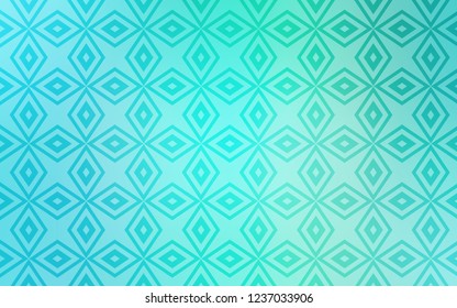 Light Green vector cover in polygonal style. Abstract gradient illustration with rectangles. Pattern for busines ad, booklets, leaflets