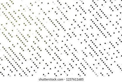 Light Green vector cover in polygonal style. Illustration with set of colorful triangles. Modern template for your landing page.