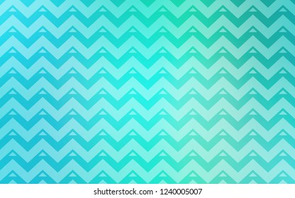 Light Green vector cover with polygonal style. Glitter abstract illustration with triangular shapes. Pattern for booklets, leaflets