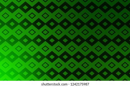 Light Green vector cover in polygonal style. Beautiful illustration with rectangles and squares. Pattern for busines ad, booklets, leaflets