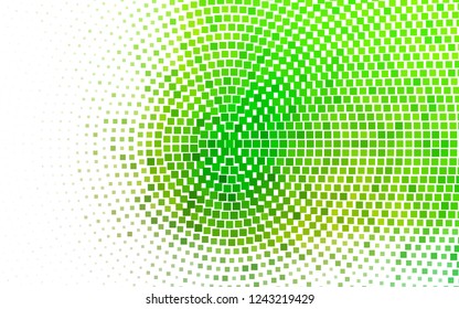 Light Green vector cover in polygonal style. Abstract gradient illustration with rectangles. Pattern for commercials.