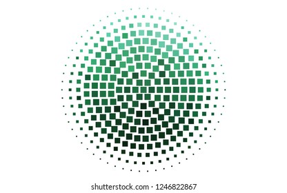 Light Green vector cover in polygonal style. Modern abstract illustration with colorful rectangles. Pattern for commercials.