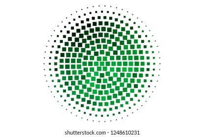 Light Green vector cover in polygonal style. Decorative design in abstract style with rectangles. Best design for your ad, poster, banner.
