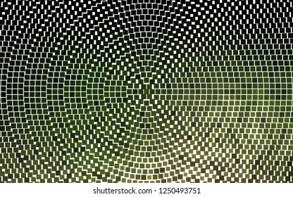 Light Green vector cover in polygonal style. Glitter abstract illustration with rectangular shapes. The template can be used as a background.