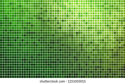 Light Green vector cover in polygonal style. Abstract gradient illustration with rectangles. Modern template for your landing page.