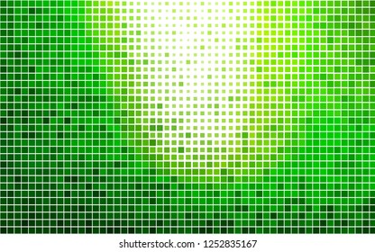 Light Green vector cover in polygonal style. Glitter abstract illustration with rectangular shapes. Modern template for your landing page.