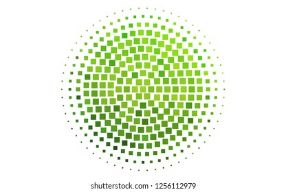 Light Green vector cover in polygonal style. Modern abstract illustration with colorful rectangles. Smart design for your business advert.