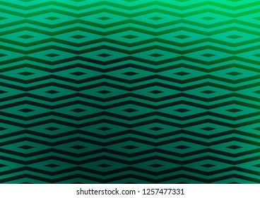 Light Green vector cover in polygonal style. Modern abstract illustration with colorful triangles. Modern template for your landing page.