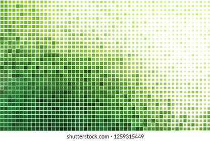 Light Green vector cover in polygonal style. Abstract gradient illustration with rectangles. Modern template for your landing page.