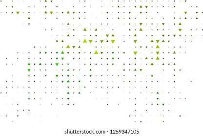 Light Green vector cover in polygonal style. Modern abstract illustration with colorful triangles. Best design for your ad, poster, banner.