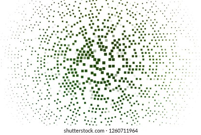 Light Green vector cover in polygonal style. Beautiful illustration with rectangles and squares. Smart design for your business advert.