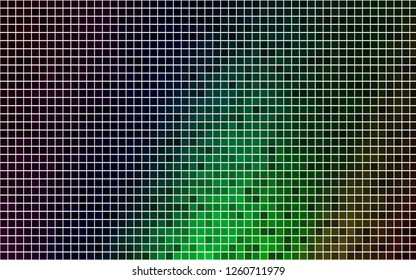 Light Green vector cover in polygonal style. Illustration with set of colorful rectangles. Best design for your ad, poster, banner.