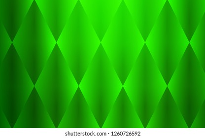 Light Green vector cover in polygonal style. Abstract gradient illustration with rectangles. Best design for your ad, poster, banner.