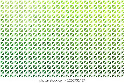 Light Green vector cover in polygonal style. Decorative design in abstract style with triangles. Smart design for your business advert.