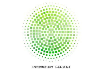 Light Green vector cover in polygonal style. Decorative design in abstract style with rectangles. Pattern for busines ad, booklets, leaflets