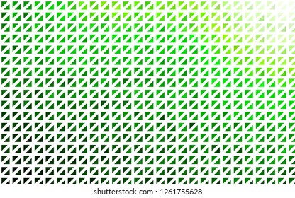 Light Green vector cover in polygonal style. Modern abstract illustration with colorful triangles. Modern template for your landing page.