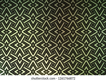 Light Green vector cover in polygonal style. Glitter abstract illustration with triangular shapes. Template for wallpapers.