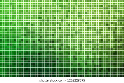 Light Green vector cover in polygonal style. Illustration with set of colorful rectangles. Best design for your ad, poster, banner.