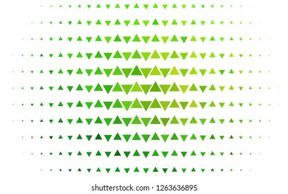 Light Green vector cover in polygonal style. Beautiful illustration with triangles in nature style. Pattern for commercials.
