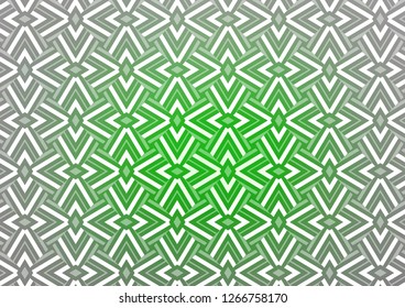 Light Green vector cover in polygonal style. Glitter abstract illustration with triangular shapes. Pattern for commercials.