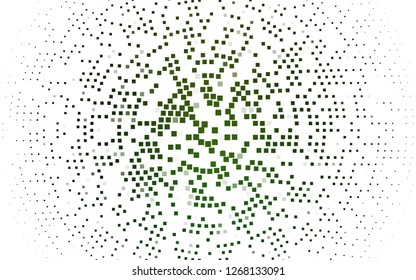 Light Green vector cover in polygonal style. Glitter abstract illustration with rectangular shapes. Pattern for busines ad, booklets, leaflets