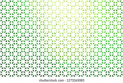 Light Green vector cover in polygonal style. Illustration with set of colorful triangles. Pattern for commercials.