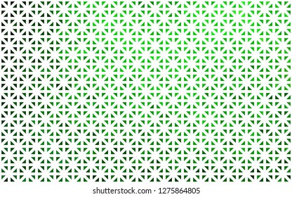 Light Green vector cover in polygonal style. Abstract gradient illustration with triangles. Pattern for busines ad, booklets, leaflets