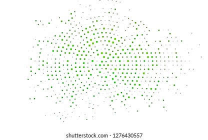 Light Green vector cover in polygonal style. Modern abstract illustration with colorful rectangles. Pattern for commercials.