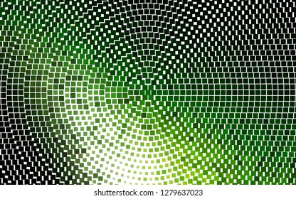 Light Green vector cover in polygonal style. Abstract gradient illustration with rectangles. The template can be used as a background.