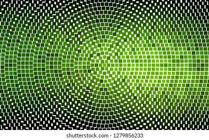 Light Green vector cover in polygonal style. Illustration with set of colorful rectangles. Pattern for commercials.