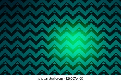 Light Green vector cover with polygonal style. Beautiful illustration with triangles in nature style. Pattern for booklets, leaflets