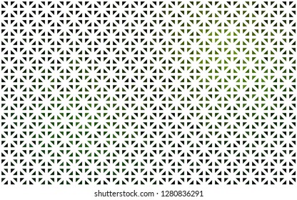 Light Green vector cover in polygonal style. Abstract gradient illustration with triangles. Modern template for your landing page.