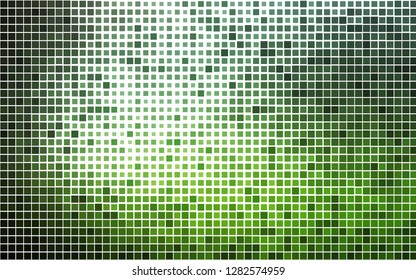 Light Green vector cover in polygonal style. Rectangles on abstract background with colorful gradient. The template can be used as a background.
