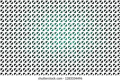 Light Green vector cover in polygonal style. Decorative design in abstract style with triangles. Smart design for your business advert.