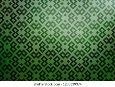 Light Green vector cover in polygonal style. Illustration with set of colorful rectangles. Smart design for your business advert.