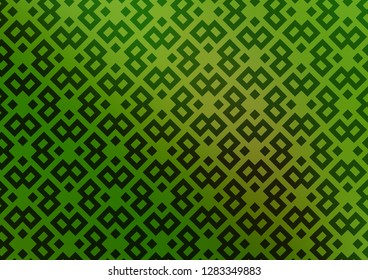 Light Green vector cover in polygonal style. Illustration with set of colorful rectangles. Smart design for your business advert.