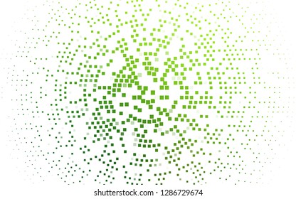 Light Green vector cover in polygonal style. Illustration with set of colorful rectangles. The template can be used as a background.
