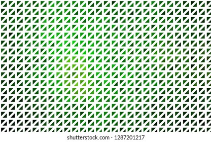 Light Green vector cover in polygonal style. Beautiful illustration with triangles in nature style. Best design for your ad, poster, banner.