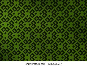 Light Green vector cover in polygonal style. Abstract gradient illustration with rectangles. Pattern can be used for websites.