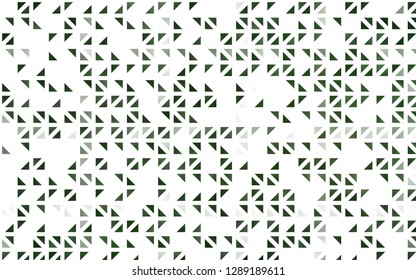 Light Green vector cover in polygonal style. Modern abstract illustration with colorful triangles. Modern template for your landing page.