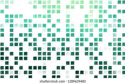 Light Green vector cover in polygonal style. Abstract gradient illustration with rectangles. Best design for your ad, poster, banner.