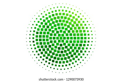 Light Green vector cover in polygonal style. Decorative design in abstract style with rectangles. The template can be used as a background.