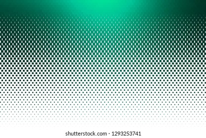 Light Green vector cover in polygonal style. Glitter abstract illustration with rectangular shapes. Modern template for your landing page.