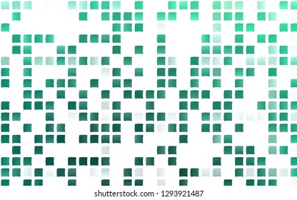 Light Green vector cover in polygonal style. Abstract gradient illustration with rectangles. Pattern can be used for websites.