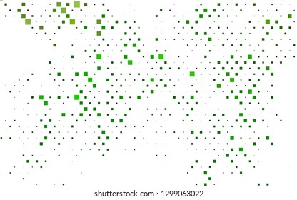 Light Green vector cover in polygonal style. Decorative design in abstract style with rectangles. Pattern for busines ad, booklets, leaflets
