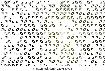 Light Green vector cover in polygonal style. Glitter abstract illustration with triangular shapes. Pattern for commercials.