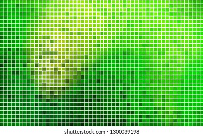 Light Green vector cover in polygonal style. Decorative design in abstract style with rectangles. Pattern for commercials.