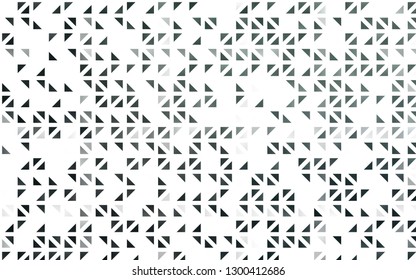 Light Green vector cover in polygonal style. Illustration with set of colorful triangles. Pattern can be used for websites.