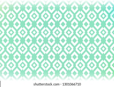 Light Green vector cover in polygonal style. Rectangles on abstract background with colorful gradient. Pattern for commercials.